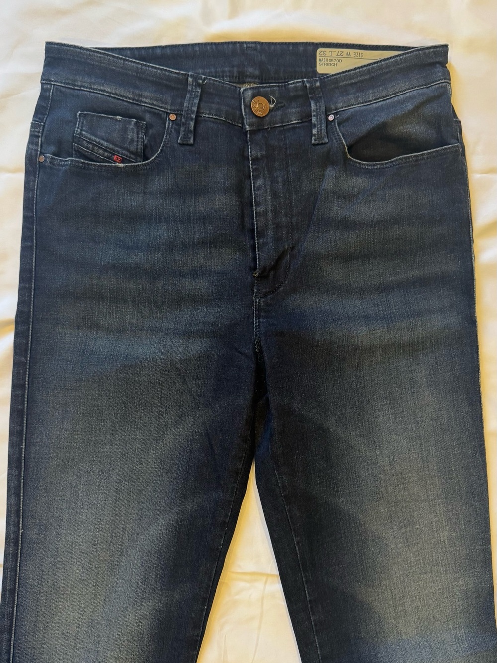 Diesel Slim Dark Wash Women's Jeans - Navy Blue